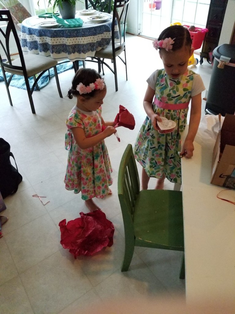 A group of people performing on a counter

Description automatically generated